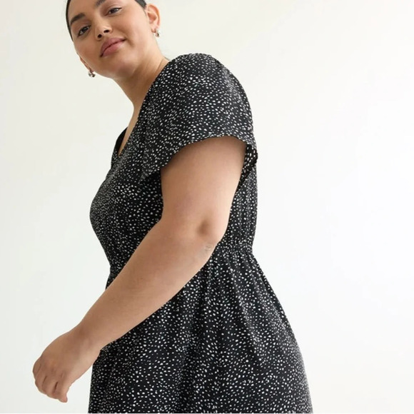 Reitmans blue wrap dress size large - Picture 1 of 6